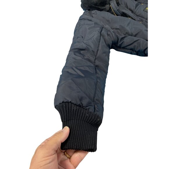 RefrigiWear Mens S/P Insulated Jacket Black Quilted Nylon SKU 9308 - Picture 3 of 14